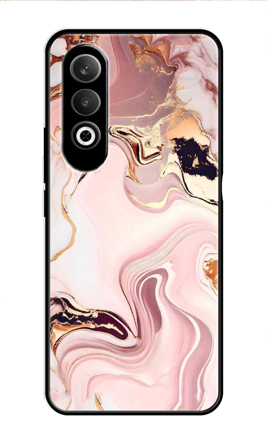 Metal TPU Printed Back Cover for OnePlus Nord CE4 5G (Marble Design -J1) 360 Degree Protection | Camera Protection -25092024(AR)