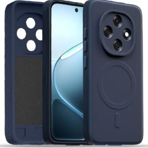 Hupshy Liquid Silicone Back Cover Case for Oppo F31 Pro 5G, | Soft Micro-Fibre Lining Inside | Camera Protection Bump | Shockproof Back Cover Case for Oppo F31 Pro 5G (Blue)