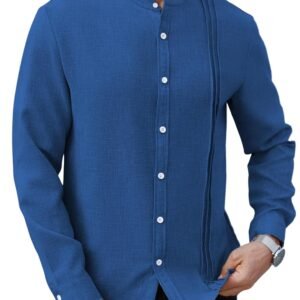 TAGDO® Men’s Casual Shirt for Men | Linen Shirt | Full Sleeve| Summer – Regular Fit (2047)