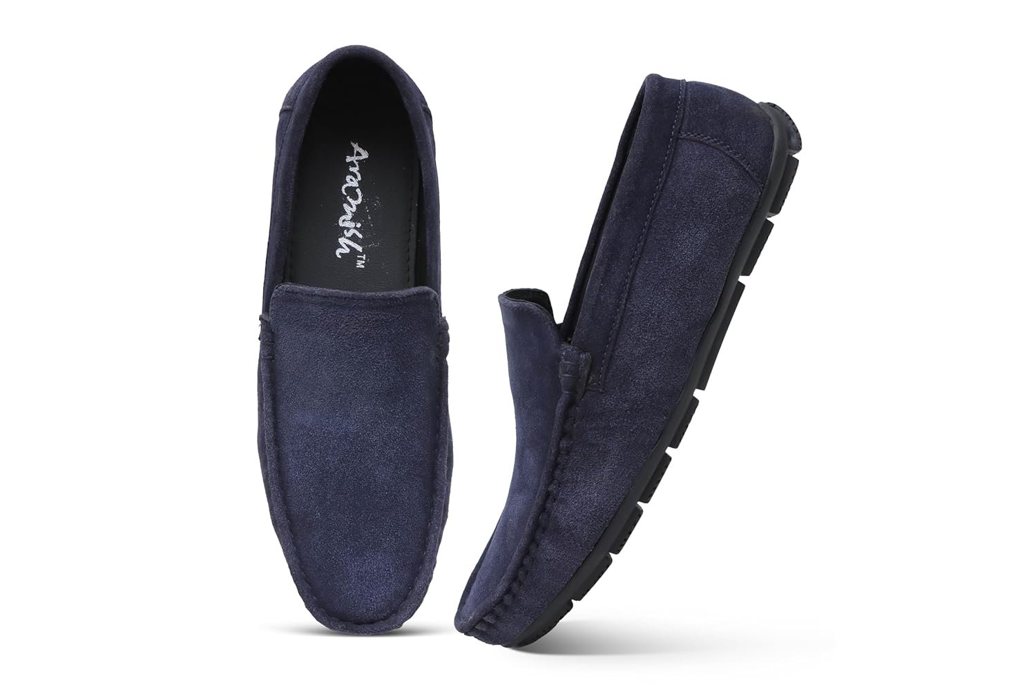 ARAMISH Suede Loafers for Men | Men's Loafer Shoes - Image 6