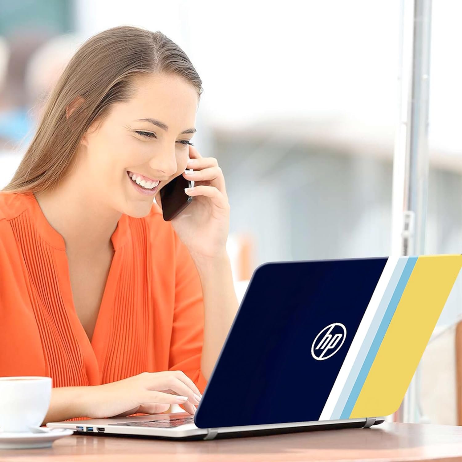 H262 Top+Wrist Pad Vinyl Laptop Skin/Sticker/Cover for 14 Inches Laptops Laminated-Removable-HD Quality Compatible for Hp(13.8x9.6 Inches) - Image 5