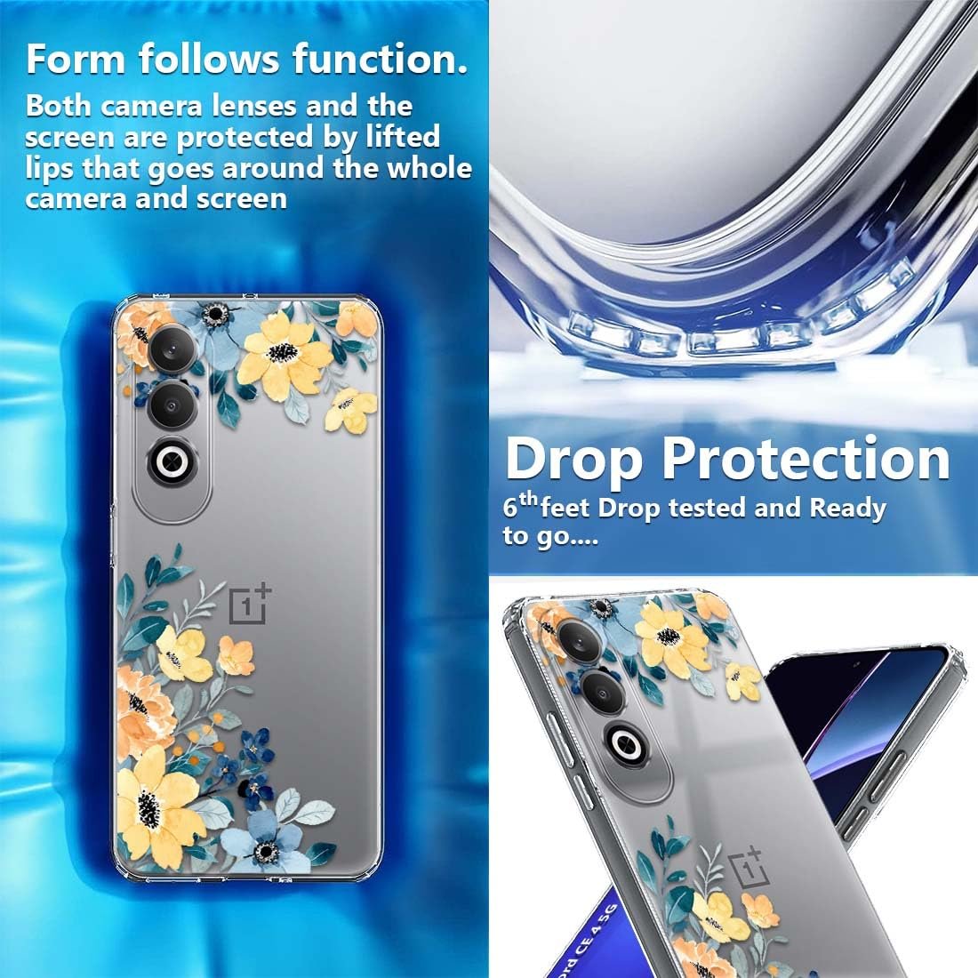 Fashionury Designer Soft Back Cover for OnePlus Nord CE 4 5G | Back Case Compatible for OnePlus Nord CE4 5G -D2127 - Image 2