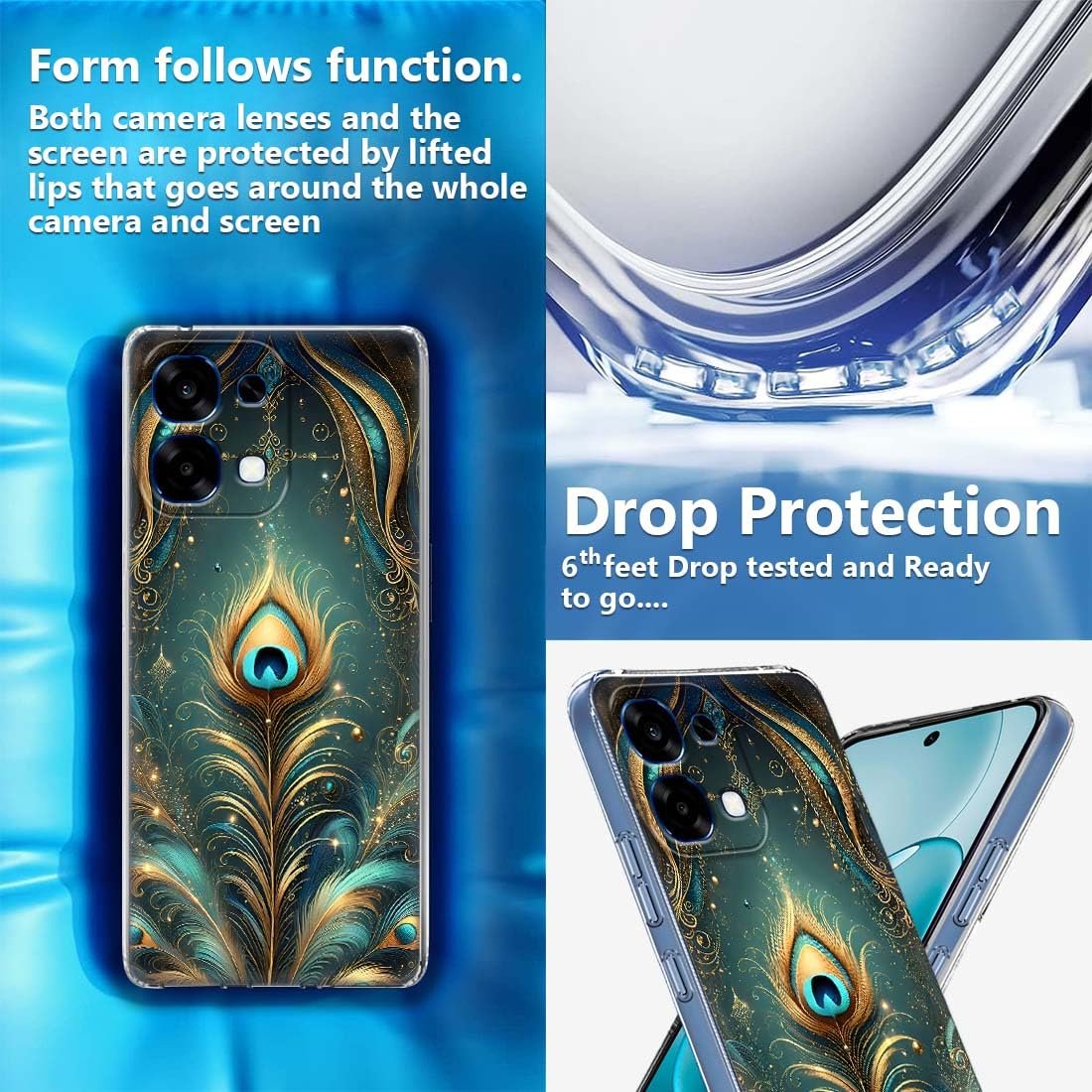 Designer Printed Soft Silicone Back Case Cover for Oppo F31 5G, Back Cover for Oppo F31 5G -D3227 - Image 3