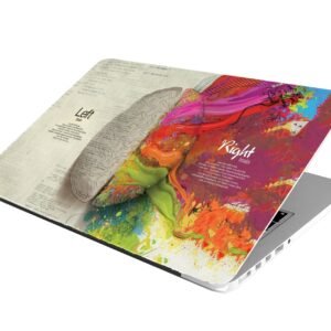 Laptop Skin Stickers HD Quality Sticker for Laptops Upto 15.6" Compatible with Apple/Dell/HP/Lenovo/Acer/Asus/Sony (Dustproof|Waterproof|Scratchproof|Reusable)-Left Right ANM