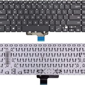 Keyboard for Asus Vivobook 15 x 510 / X510U / X510UA / X510UF / X510UN /X510 QA / x510QR Series Laptop in Black Withut Backlit With Flex Cable Connection