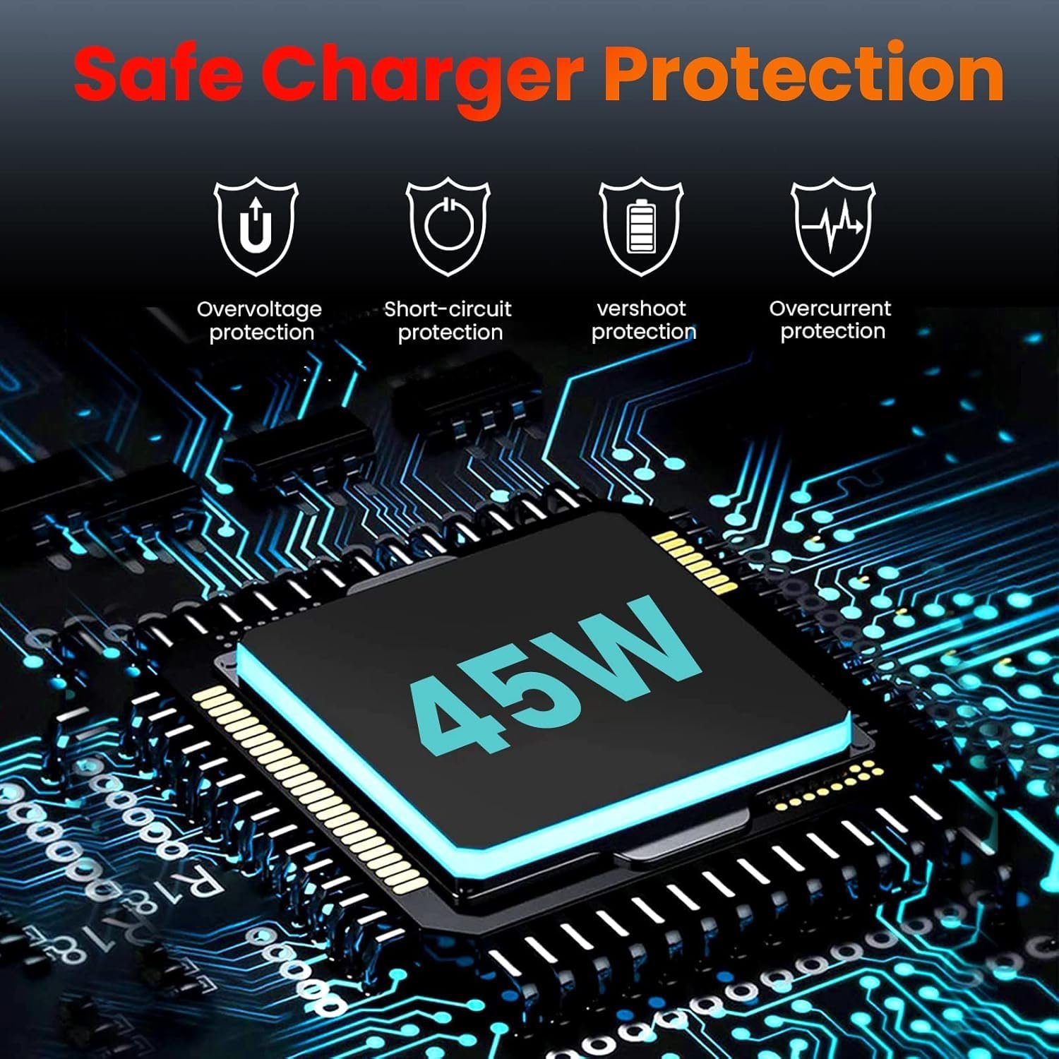 WeFly 45W Laptop Adapter for ASUS VivoBook 14 15 X540 X540UA X540S X540LA X541S X541UA X553M Zenbook UX305 UX305F UX310U UX31A UX330 E203 E203M E203MA E203N E203NA AC Adapter Power Supply C0017 - Image 3