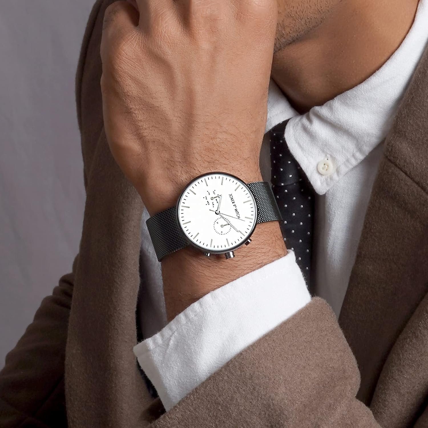 Joker & Witch Miami Faux Leather Strap Analog Men's Watch - Image 2