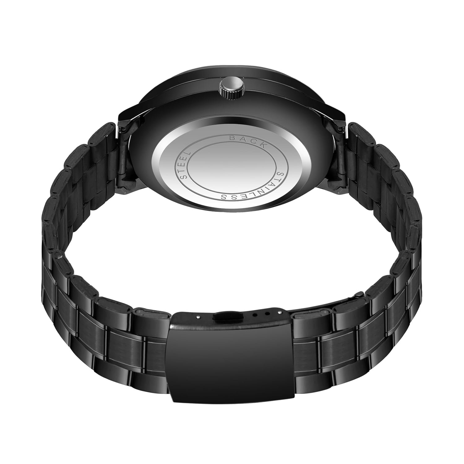 Shocknshop RevolveX Rotating Hollow Wheel Hub Creative Fashion Analog Quartz Stainless Steel Wrist Watch for Men Boys -WCH365 - Image 7