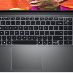 PaperFilm Keyboard Cover for 2024 2023 Dell Inspiron 15 3510 3511 3515 3520 3525 3530 3535 5510 5515 5518 15.6 / Dell Vostro 15 3510 3520 5510 5515 15.6 / Latitude 3520 15.6 Laptop Skin -Black