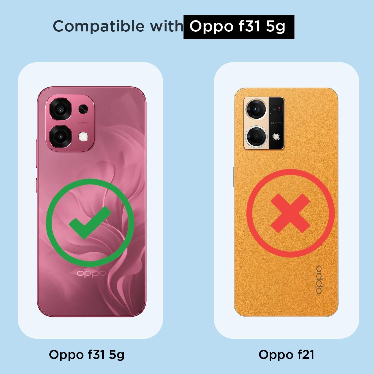 Pikkme Back Cover for Oppo F31 5G Mag-Safe Shockproof PC + TPU Protective Case Magnetic Support Bumper Case (Transparent Mag-Safe) - Image 4