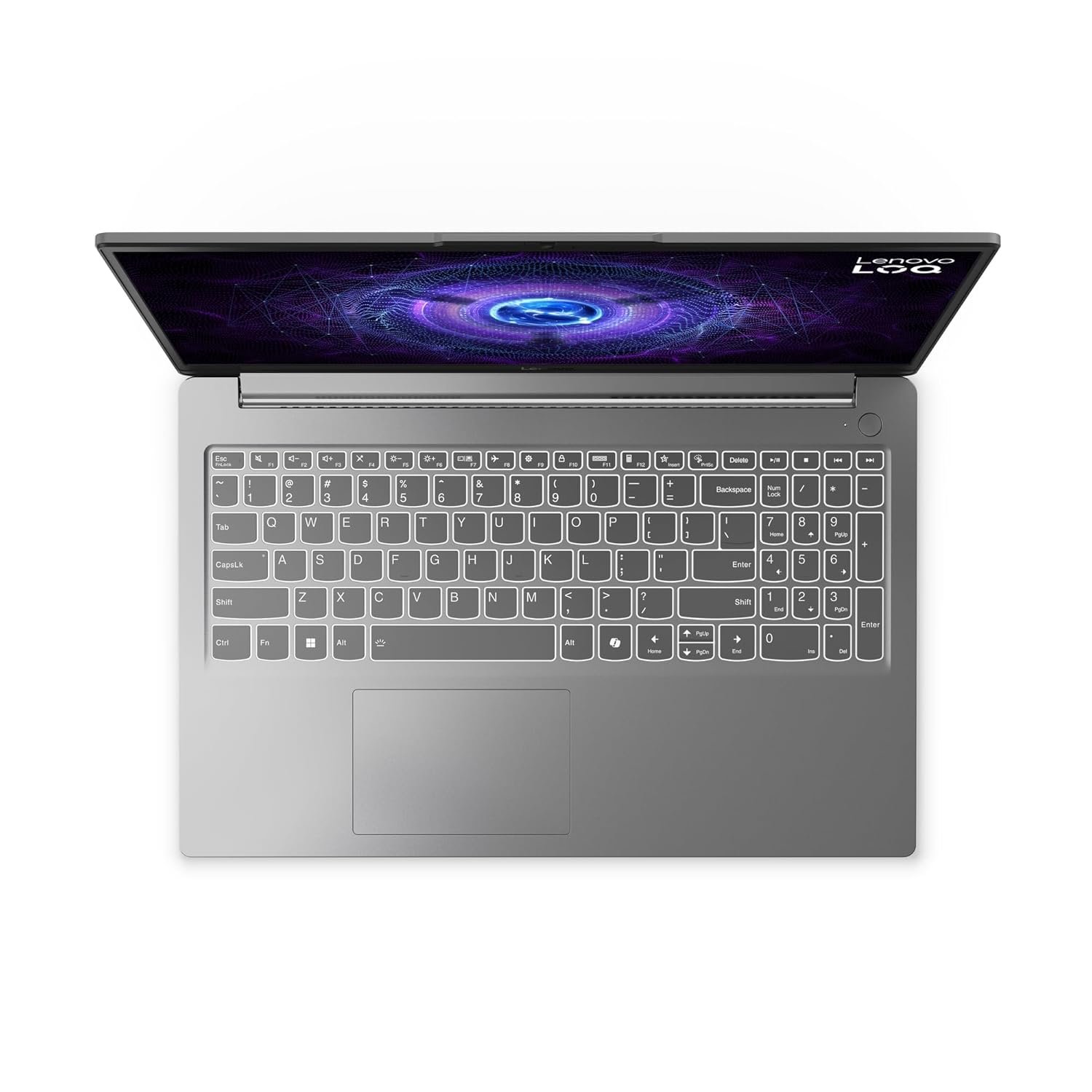 Lenovo LOQ Essential Intel Core i5-12450HX| NVIDIA RTX 3050 6GB (12GB RAM/512GB SSD/144Hz Refresh Rate/15.6" (39.6cm)/Windows 11/3 Mon. Game Pass/Grey/1.7Kg), 83LK006AIN AI Gaming Laptop - Image 7