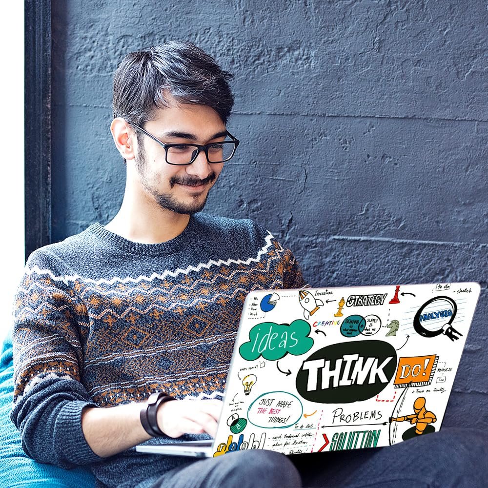 Quote Top+Wrist Pad Vinyl Laptop Skin/Sticker/Cover for 17 to 17.3 Inches Laptops Laminated-Removable-HD Quality Compatible for Hp-Dell-Sony-Lenovo-Asus etc.(16.5x11 Inches) - Image 6