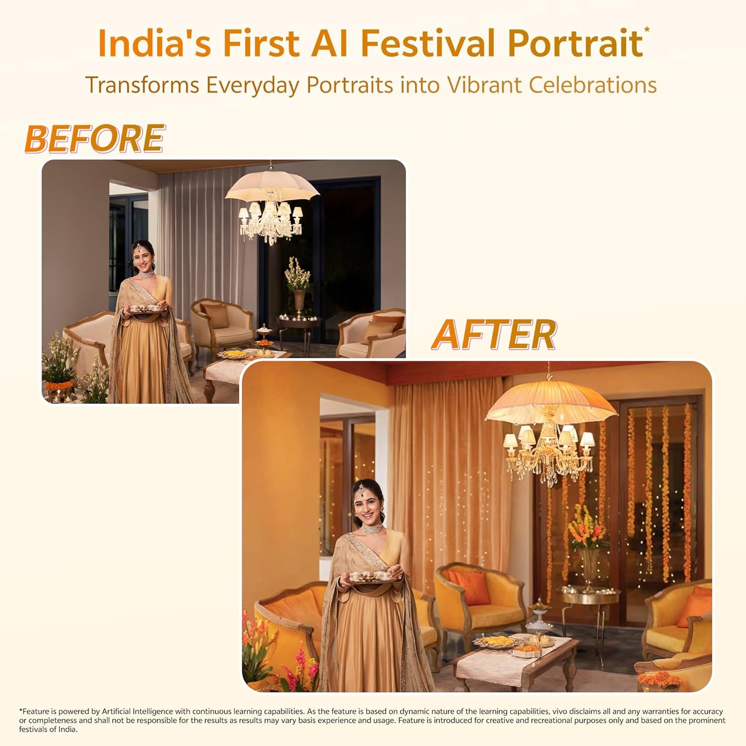 vivo V60e 5G (Noble Gold, 8GB RAM, 256GB Storage) with No Cost EMI/Additional Exchange Offers - Image 6