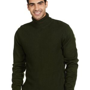 Amazon Brand – Symbol Men’s Casual Acrylic High Neck Sweater (Available in Plus Sizes)