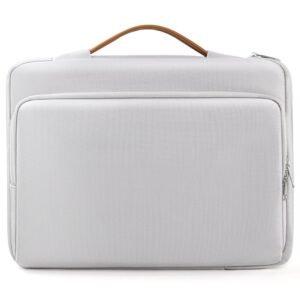 MOCA Women 360 Protective Laptop Case for 15-Inch 2025 New MacBook Air M4, 15 Inch Microsoft Surface Laptop Bag 7/6, Dell Xps 15 Plus, 15-in MacBook Pro, Acer Hp Chromebook 14 (Metallic Grey)