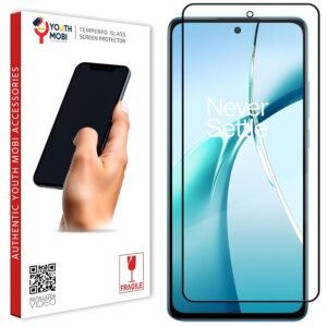 Premium HD+ Tempered Glass Screen Protector for OnePlus Nord CE4 5G (6.67 Inch) | Edge-to-Edge Full Coverage | Anti-Scratch & Smudge-Resistant | Easy Installation Kit – Pack of 1 (Black)