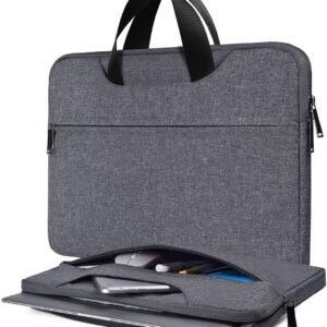 Dynotrek Helus 15.6 inch Laptop Sleeve Case Cover Pouch with Handle Computer Bag for MacBook Pro 16"/15" 15.6" Dell Lenovo HP Asus Acer Samsung Chromebook (Denim Grey)