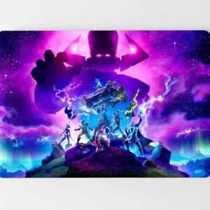 Marvel X Fortnite Scratch Resistant, Laminated & Waterproof, Art Skin for 11.6 - 15.6 Inch Laptops for HP, ASUS, Lenovo, Acer, Dell, Apple MacBooks (Green, Gold, 16 x 11 x 0.03 inches)