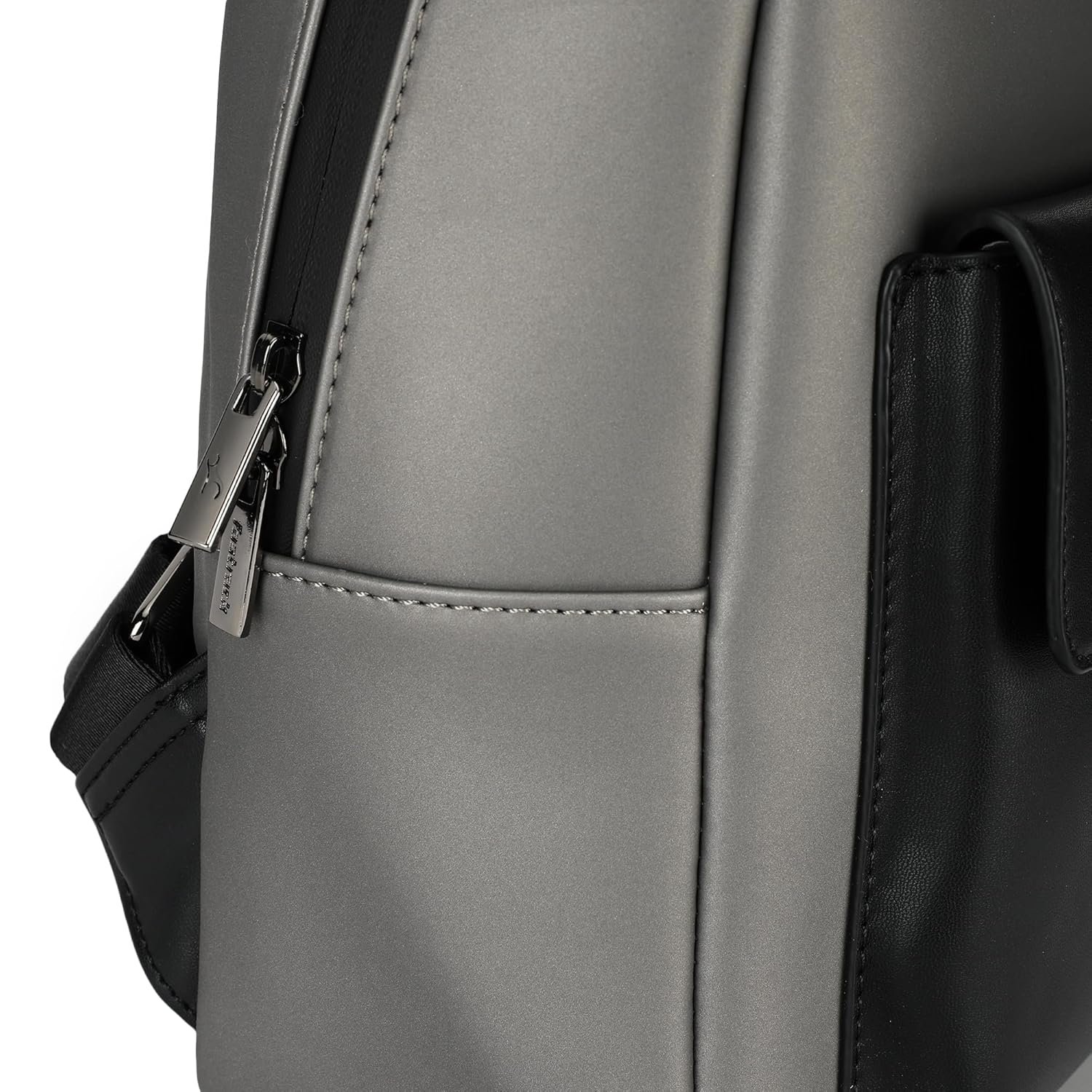 Fastrack Dual-Tone Backpack for Men & Women | Lightweight Structured Bag with Main Compartment, Front Flap Pocket & Side Bottle Holders | Minimal Everyday Backpack for College, Work & City Life - Image 7