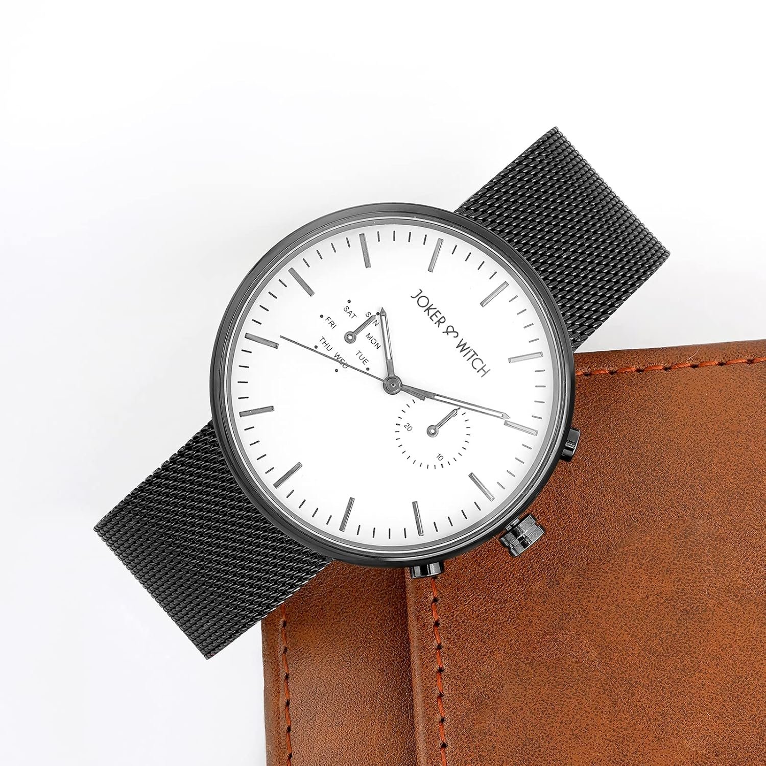 Joker & Witch Miami Faux Leather Strap Analog Men's Watch - Image 3