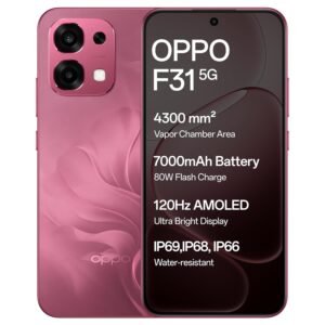 (Refurbished) Oppo F31 5G (Bloom Red, 8GB RAM, 256GB Storage)