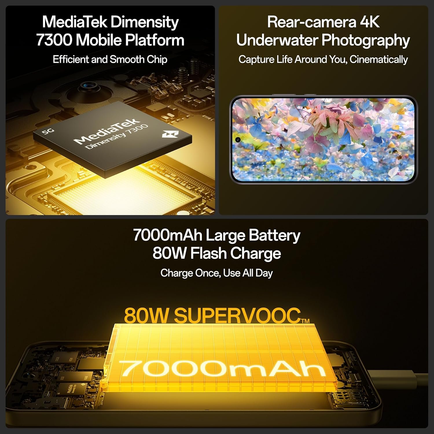 Oppo F31 Pro 5G (Desert Gold, 8GB RAM, 256GB Storage) - Image 2