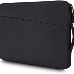 Dynotrek Defender 15.6 inch Laptop Sleeve Case Cover Pouch with Handle Hand Bag Compatible for Most MacBook Pro 16"/15" Dell Lenovo HP Asus Acer Samsung Chromebook Bag (Charcoal Black)