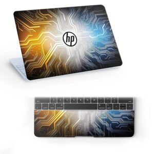 H261 Top+Wrist Pad Vinyl Laptop Skin/Sticker/Cover for 17 to 17.3 Inches Laptops Laminated-Removable-HD Quality Compatible for Hp(16.5x11 Inches)
