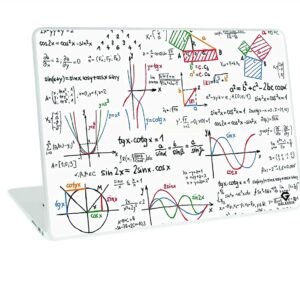 Maths Love Vinyl Laptop Skin/Sticker/Cover/Decal Compatible for Any Laptop (Hp/Dell/Sony/Acer/Lenovo/Asus etc..) Brand Models of Size17 to 17.3 Inches Laptop Or Notebook.