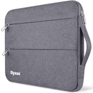 Dyazo Water Resistant Laptop Sleeve/Laptop case/laptop cover with Handle Compatible for 15 Inch to 15.6" Inches laptops & Notebooks - Grey