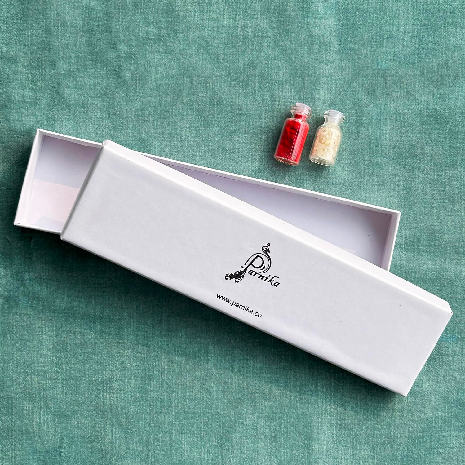 Parnika 925 Om Ganesha Rudraksha Infinity Bro Shiv Bhai Adjustable Silver Rakhi Bracelet For Brother in 92.5 Sterling Silver for Boys and Men | Chandi ki Rakhi | Gift Box Roli Chawal - Image 5