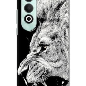 Printed Hard Back Case Cover for OnePlus Nord CE4 5G Back Cover (Roaring Lion) -170325(FD)