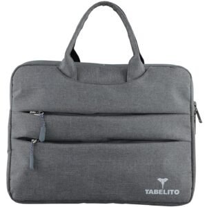Tabelito Laptop sleeve bag fits upto 14 inch laptops Cover Case Pouch water resistant for men and women Apple/Dell/Lenovo/Asus/Hp/Samsung/Mi /Macbook/Ultrabook/Thinkpad/Ideapad/Surfacepro (Grey)