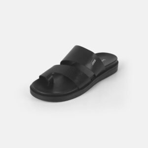 Mochi Men’s Comfy Faux Leather Stylish Toe Ring Slipper