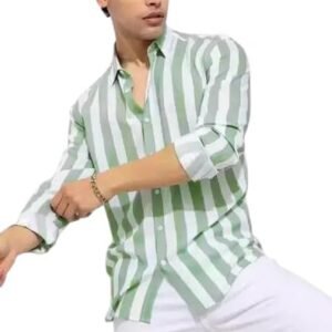 Men’s Cotton Casual Shirt, Brown, Full Sleeves, Regular Fit