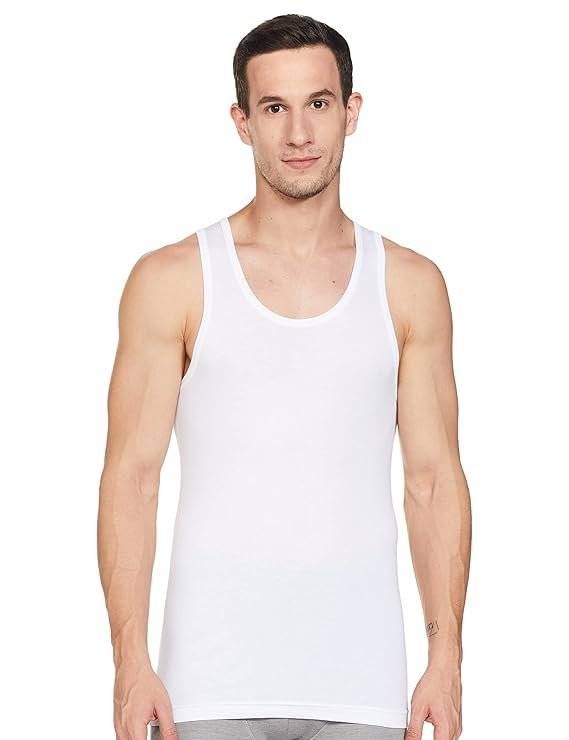 Van Heusen Men Anti Bacterial Vest - 100% Combed Cotton - Pack of 3 - Moisture Wicking, Soft Handfeel_10071_White_XXL - Image 2