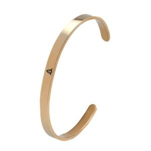 Mesmerize Bajrangbali Gloss Cuff Adjustable Bracelet for Men & Boys | Lord Hanuman Strength & Protection Bracelet | Premium Stainless Steel Spiritual Kada | 6 Months Warranty Included |