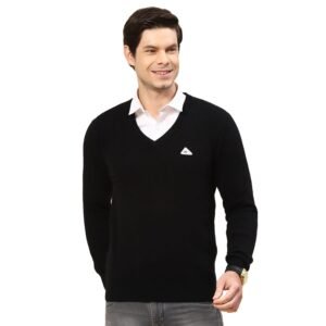 Monte Carlo Women Regular Fit Solid V Neck Pull On Full Sleeve Winter Pullover| Warm Woolen Sweater for Men |Soft Comfortable Knitted Winter Wear