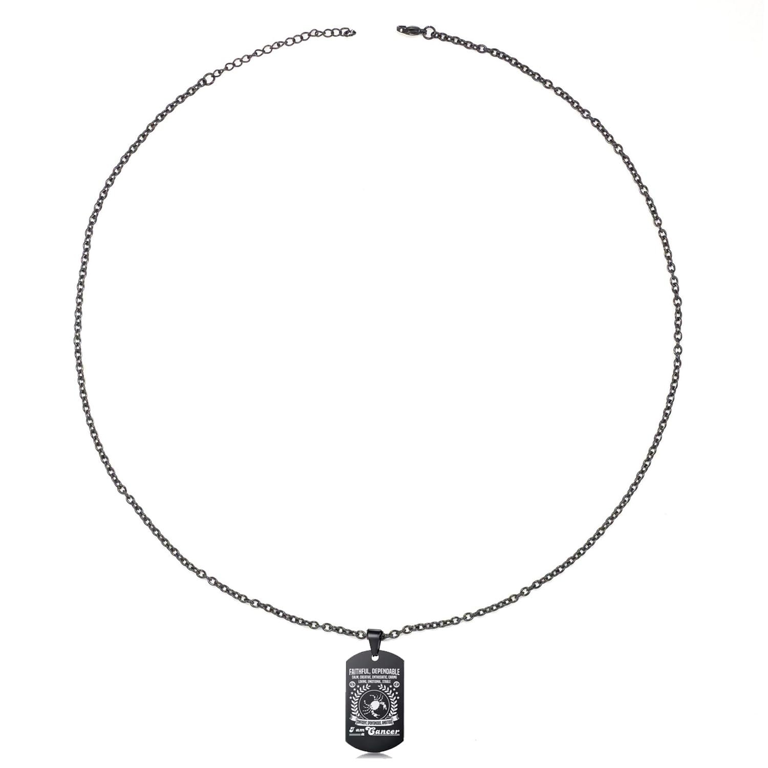 Young & Forever Gift Men's Stainless Steel Cross Pendant Lord's Prayer Gold Silver Black Stainless Steel Necklace Bible Verse for Men or Women - Image 4