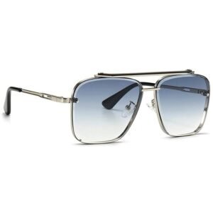 Dervin UV Protected Driving Pilot Gradient Square Metal Body Sunglasses for Men and Women