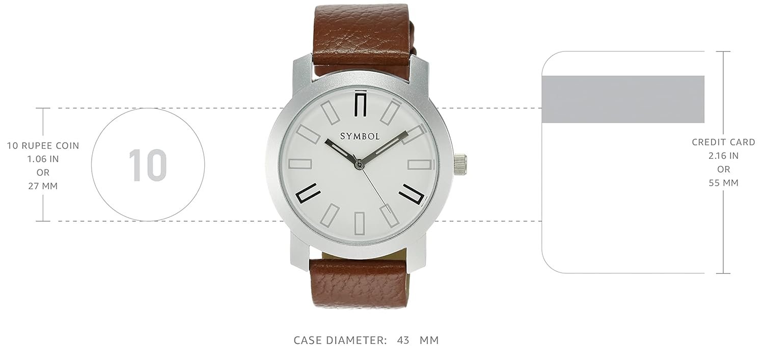 Amazon Brand - Symbol Analog Men's Watch (Dial Colored Strap) - Image 3