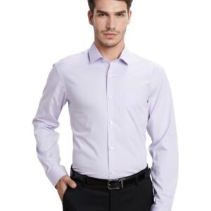 Symbol Premium Men’s Wrinkle-Resistant Regular Fit Cotton Formal Shirt