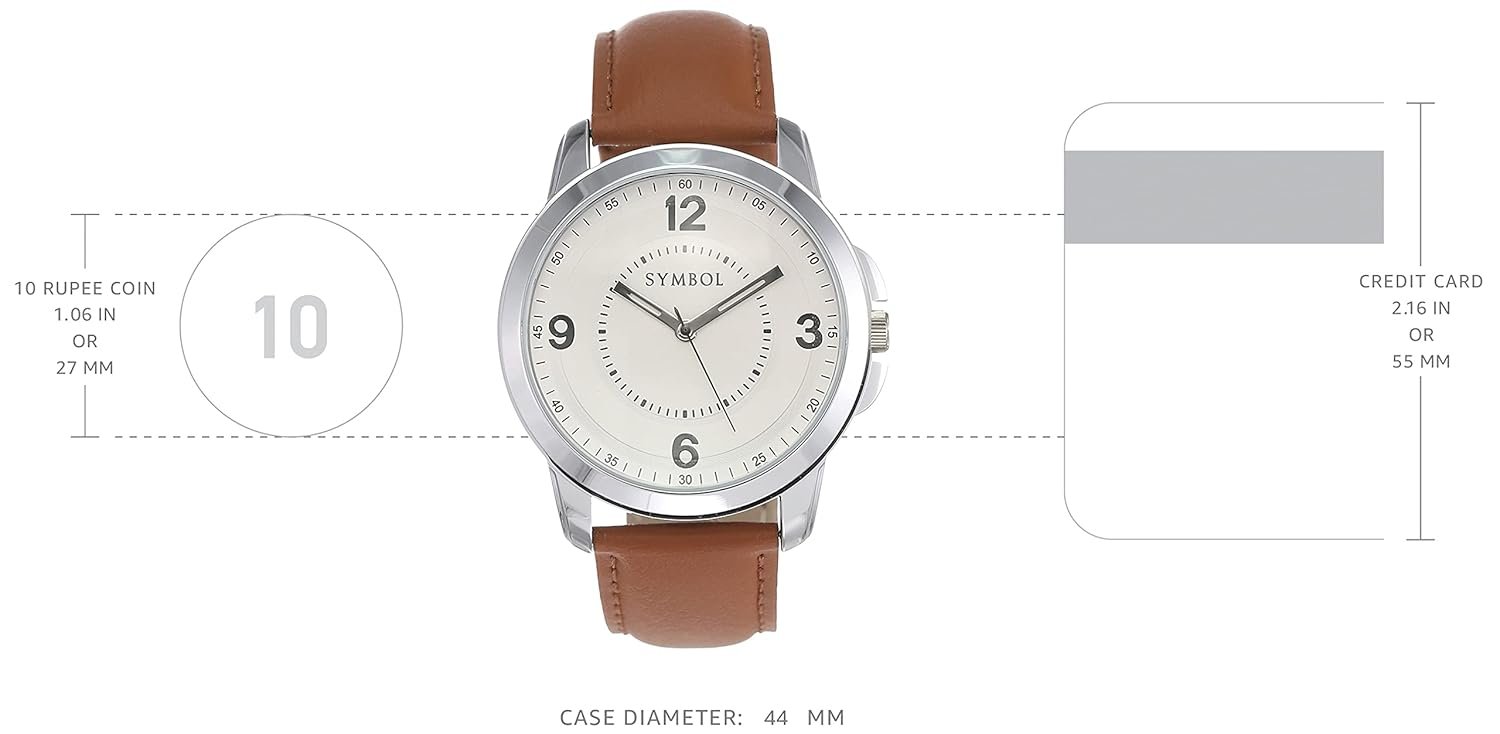 Amazon Brand - Symbol Analog Men's Watch (Dial Colored Strap) - Image 3