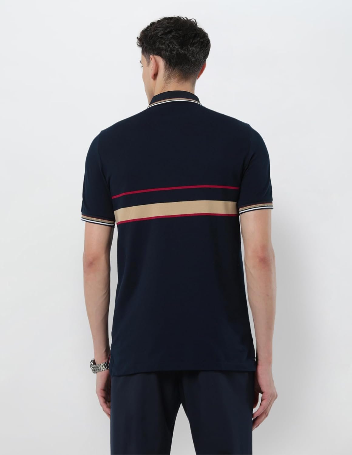 U.S.Polo Association Men's Brand Embroidered Slim Fit Polo Shirt (USTSH3135_Blue_2XL) - Image 5