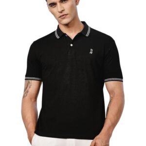 Thomas Scott Men’s | Solid | Polo Collar | Regular Fit | Cotton Blend | Knitted | Casual Tshirt