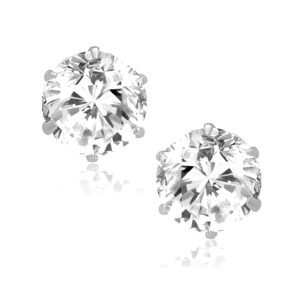 Carlton London Solitaire Men’s Earrings