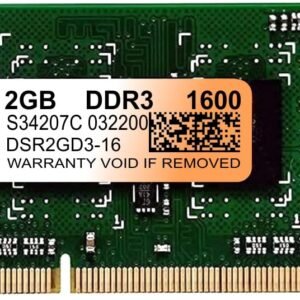 Dolgix 2GB DDR3 RAM | 1600MHz Laptop RAM |Notebook RAM (Memory) SO-DIMM |Case Latency CL-11 | PC3-12800 | 1Rx8 | Single Rank | 3 Year Warranty -(Made in India)