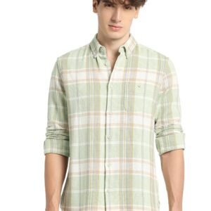The Bear House Men’s Checked Slim Fit Shirt