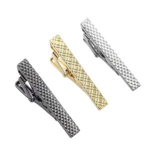 Tie Pin for Men Formal, 4 cm Slim Mirror Finish Tie Clip, Elegant Silver Tie Bar for Business Meetings, Weddings, Black-Tie Events