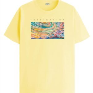 ADRO Mens Printed T Shirt | The Super Soft Tshirt in India| Pure Cotton Lycra Breathable Fabric| 4 Way Stretch Smart tech Fabric| Round Neck T-Shirt (Also in Plus Size) RN25-ST-INSP-BE